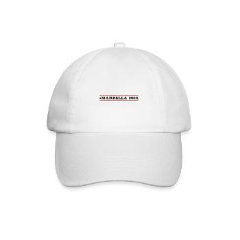 Marbella 2024 - Baseballkappe - Weiß/Weiß - Vorne