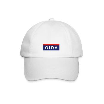 Oida vers. Polizei - Baseballkappe - Weiß/Weiß - Vorne