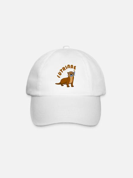Otter - Baseballkappe - Weiß/Weiß