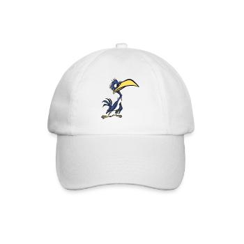 Schräger Vogel - Baseballkappe - Weiß/Weiß - Vorne