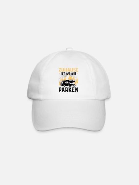 Zuhause ist WO Wir Parks - - Baseballkappe - Weiß/Weiß