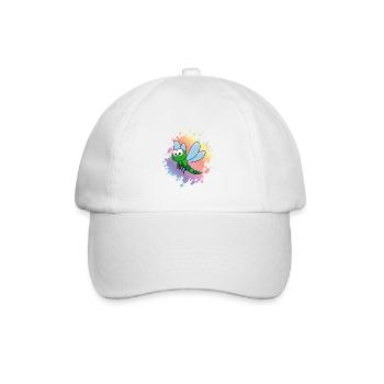 Drachenfliege libelle - Baseballkappe - Weiß/Weiß - Vorne
