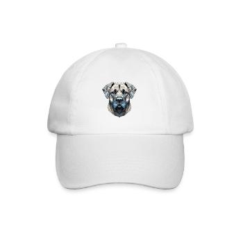 Kangal Hund Portrait - Baseballkappe - Weiß/Weiß - Vorne