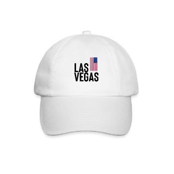 Las Vegas - Baseballkappe - Weiß/Weiß - Vorne