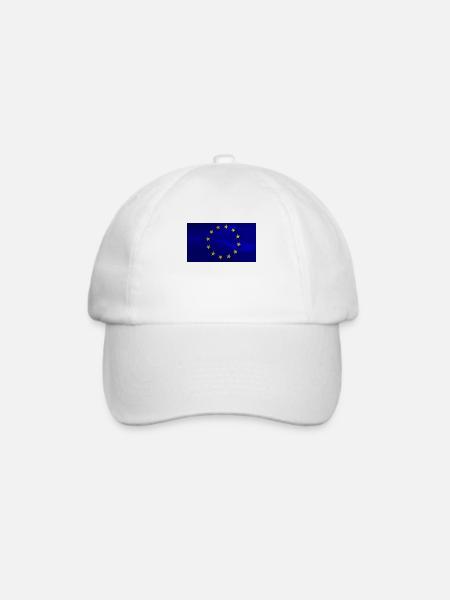 Europe - Baseballkappe - Weiß/Weiß