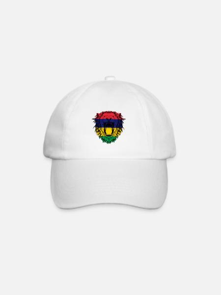 Mauritius - Baseballkappe - Weiß/Weiß