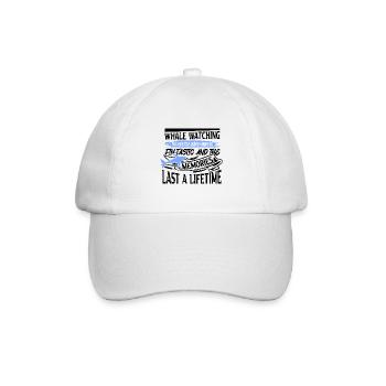Meeressäuger für Orca-Beobachtung und Buckelwal - Baseballkappe - Weiß/Weiß - Vorne