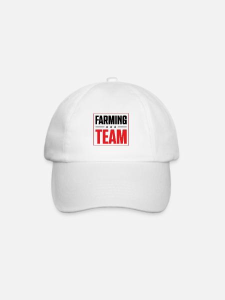 Farming Team - Baseballkappe - Weiß/Weiß