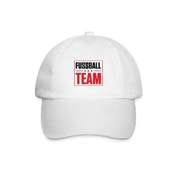 Fussball Team - Baseballkappe - Weiß/Weiß - Vorne