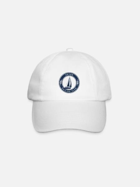 Devon Segeln - Baseballkappe - Weiß/Weiß
