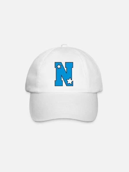 lettern - Baseballkappe - Weiß/Weiß