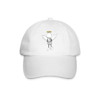 Engel - Baseballkappe - Weiß/Weiß - Vorne