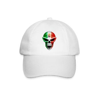 italy - Baseballkappe - Weiß/Weiß - Vorne