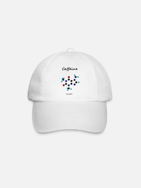 Caffeine - Baseballkappe - Weiß/Weiß