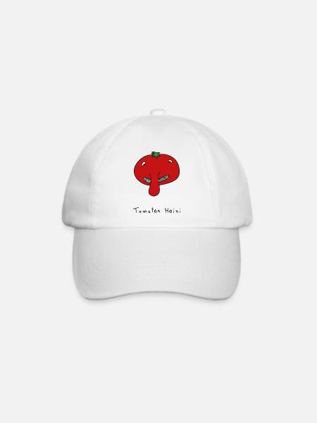 Tomaten Heini - Baseballkappe - Weiß/Weiß