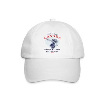 CANADA - MOOSE - Baseballkappe - Weiß/Weiß - Vorne