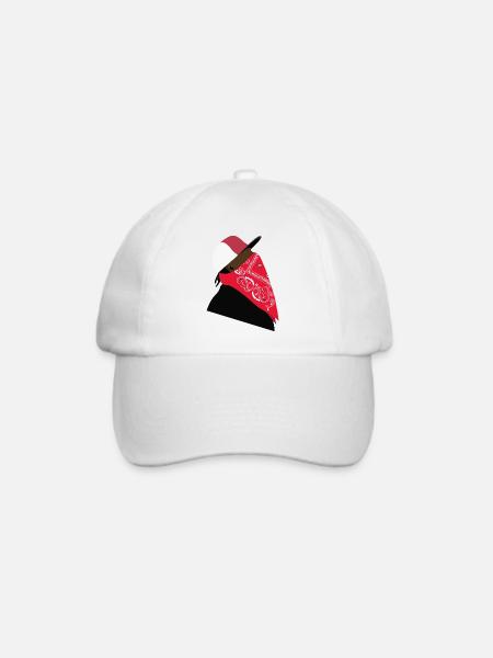 GangsterbyDree - Baseballkappe - Weiß/Weiß