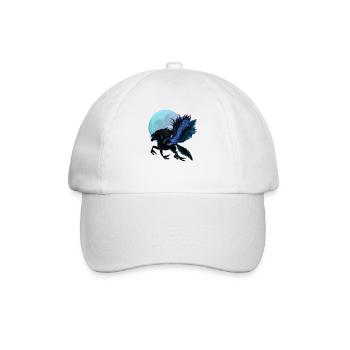 Black Pegasus - Baseballkappe - Weiß/Weiß - Vorne