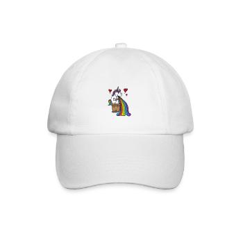 Mr. Cacaful - Baseballkappe - Weiß/Weiß - Vorne