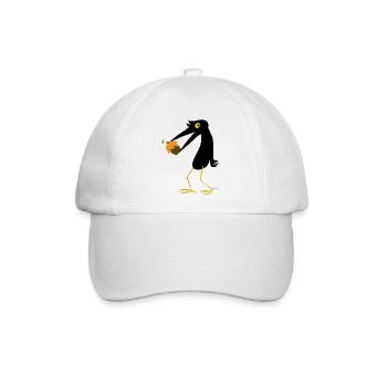 Kuchenvogel - Baseballkappe - Weiß/Weiß - Vorne