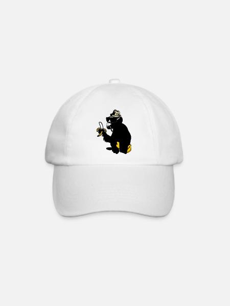 gorilla - Baseballkappe - Weiß/Weiß