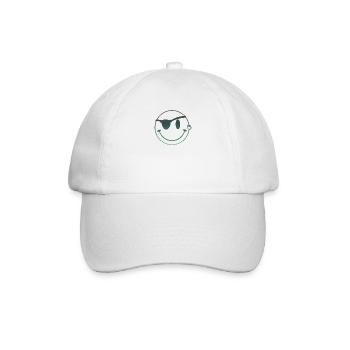 Pirat - Baseballkappe - Weiß/Weiß - Vorne