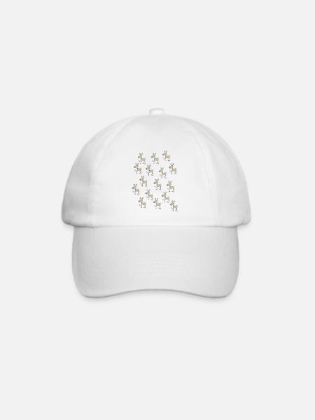 Weihnachten - Baseballkappe - Weiß/Weiß