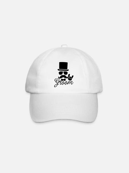 Bräutigam hochzeit Junggesellen-abschied party - Baseballkappe - Weiß/Weiß