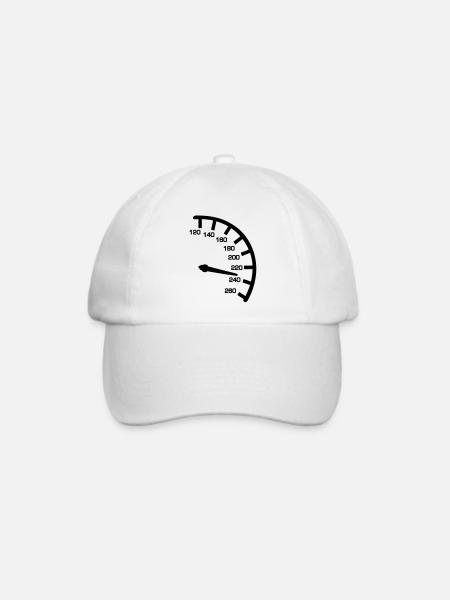 Tacho - Baseballkappe - Weiß/Weiß