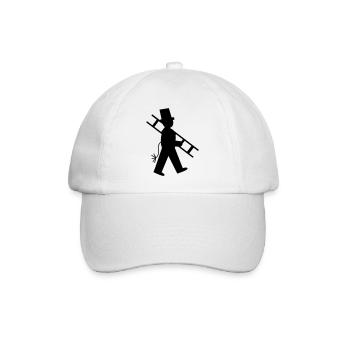 schornsteinfeger - Baseballkappe - Weiß/Weiß - Vorne