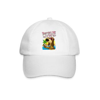 they call me the hot dog - Baseballkappe - Weiß/Weiß - Vorne