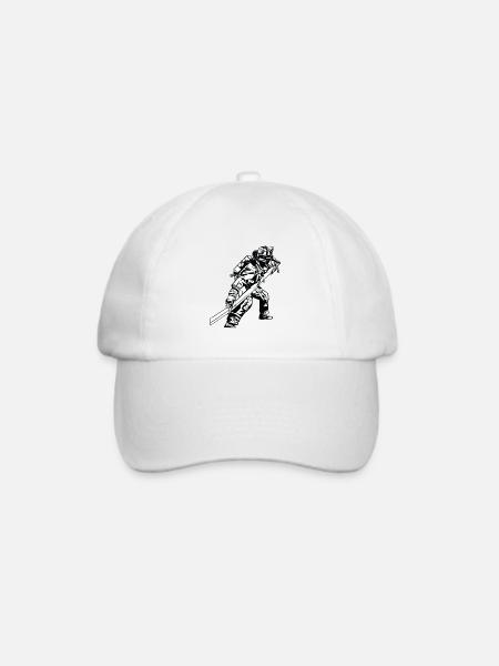 Feuerwehrmann - Baseballkappe - Weiß/Weiß