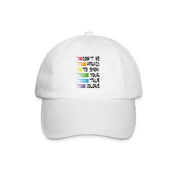 Gay LGBTQ Trans chemie schwul queer CSD geschenk - Baseballkappe - Weiß/Weiß - Vorne