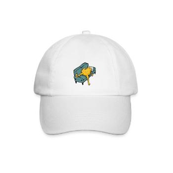Sofa Kartoffel eingeschlafen - Baseballkappe - Weiß/Weiß - Vorne