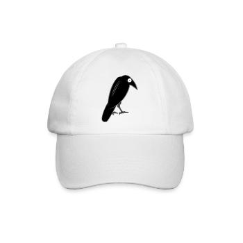 Rabe - Baseballkappe - Weiß/Weiß - Vorne