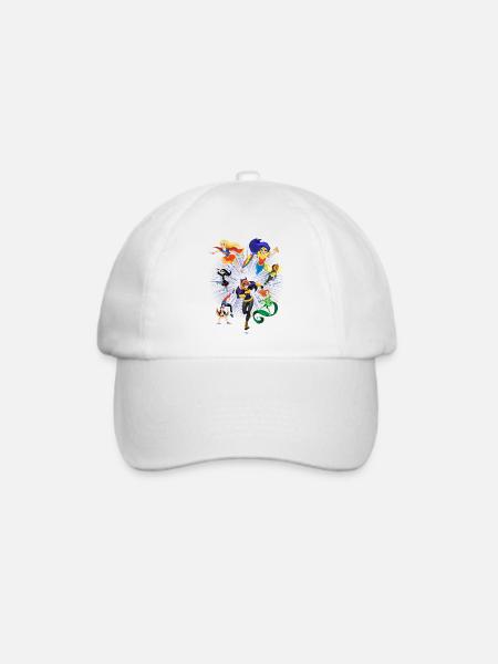 DC Super Hero Girls Superheldinnen Attacke - Baseballkappe - Weiß/Weiß