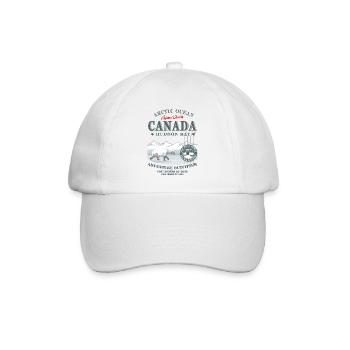 Polar Bear - Canada - Baseballkappe - Weiß/Weiß - Vorne