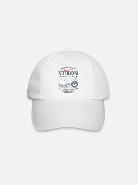 Yukon - Polar Bear - Eisbär - Baseballkappe - Weiß/Weiß