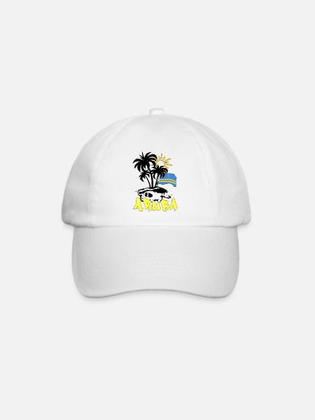 Aruba - Baseballkappe - Weiß/Weiß