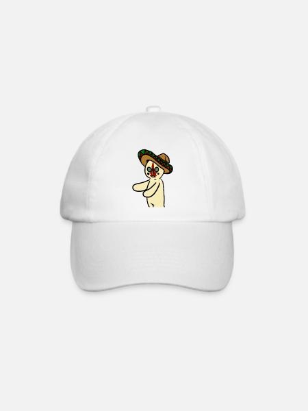 SCP 173 Sombrero - Baseballkappe - Weiß/Weiß