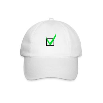 Haken - Baseballkappe - Weiß/Weiß - Vorne