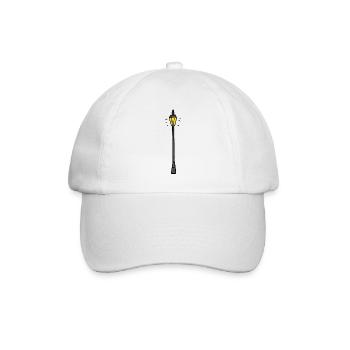 Laterne - Beleuchtung - Baseballkappe - Weiß/Weiß - Vorne
