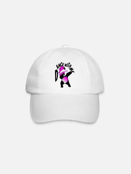 Panda Dance - Baseballkappe - Weiß/Weiß