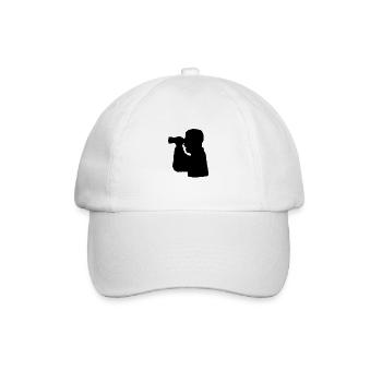Fernglas Silhouette Beobachten - Baseballkappe - Weiß/Weiß - Vorne
