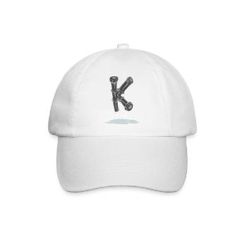 rohr k - Baseballkappe - Weiß/Weiß - Vorne