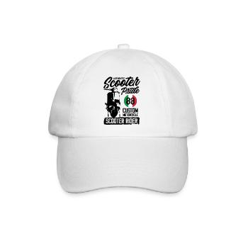 Scooter Pride - Baseballkappe - Weiß/Weiß - Vorne
