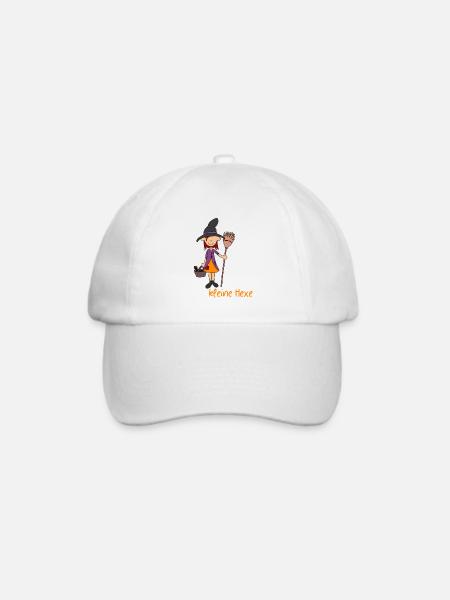 Kleine Hexe - Baseballkappe - Weiß/Weiß