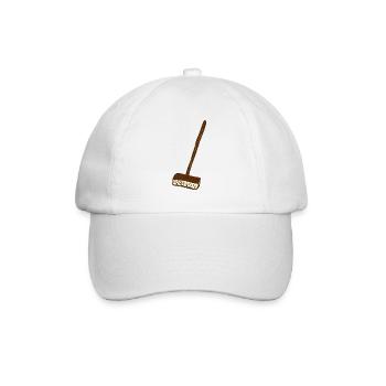 Besen - Baseballkappe - Weiß/Weiß - Vorne