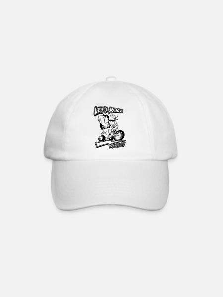GANGSTER RIDING CYCLE - Baseballkappe - Weiß/Weiß