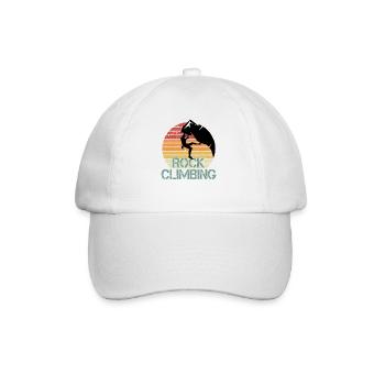 Felsklettern - Baseballkappe - Weiß/Weiß - Vorne
